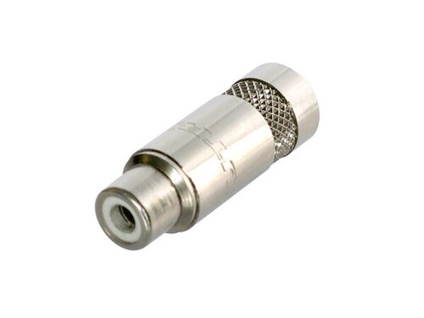 Main product image for Rean NYS372P RCA Cable Phono Jack Nickel/Nickel w/Solder Terminals092-1690